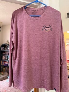 Patagonia Long Sleeve Crewneck Top - Dusty Rose